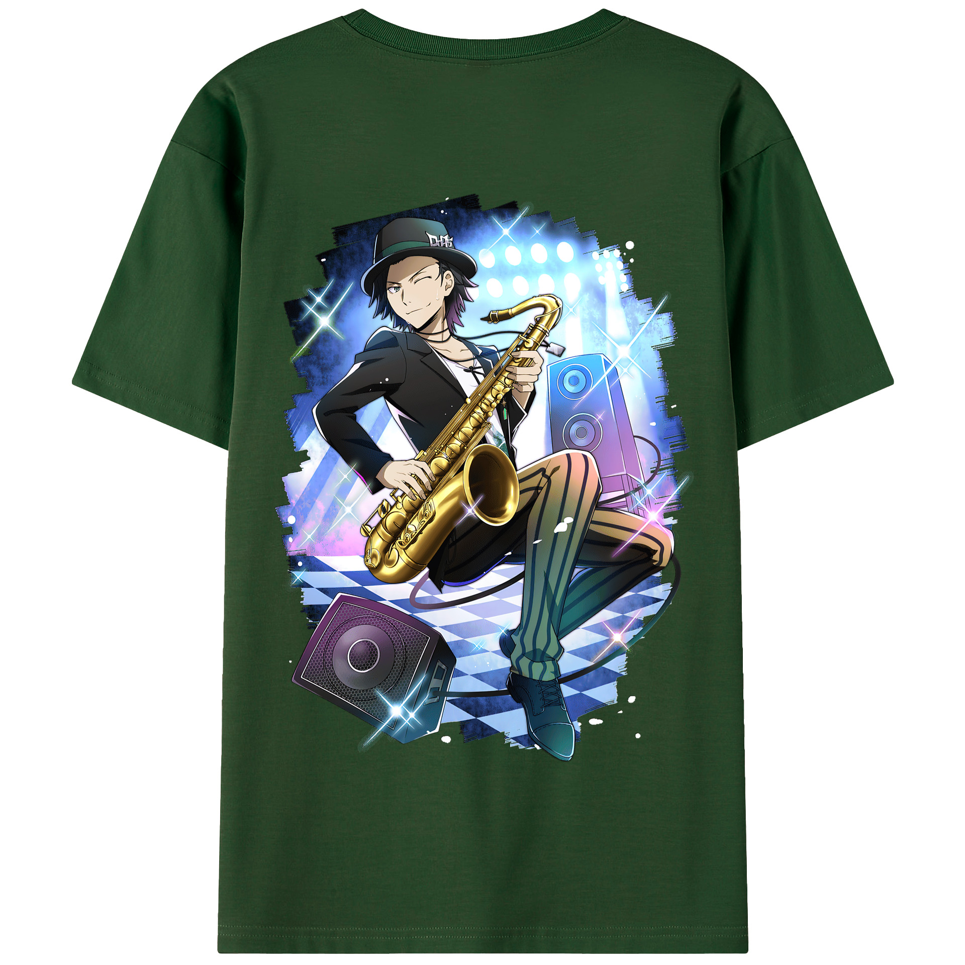 （画像用） 文豪ストレイドッグス Bungo Stray Dogs 綿100％半袖Tシャツ（背面プリント）